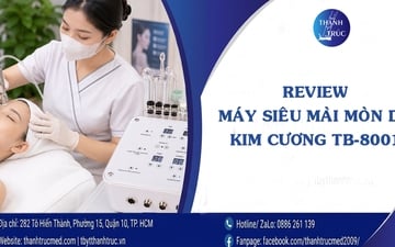Máy mài da kim cương TB-8001 nâng cơ, điện di, siêu âm cho spa chuyên nghiệp