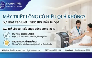 Máy Triệt Lông Có Hiệu Quả Không? Sự Thật Cần Biết Trước Khi Đầu Tư Spa