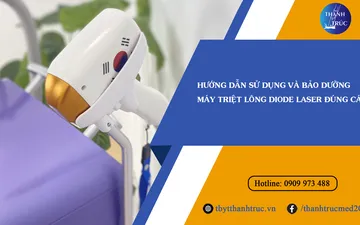 Hướng dẫn sử dụng, bảo dưỡng máy triệt lông Diode Laser đúng cách
