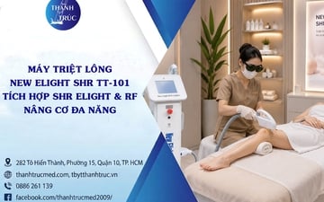 Máy Triệt Lông New Elight SHR TT-101 Tích Hợp SHR Elight Và RF Nâng Cơ Đa Năng