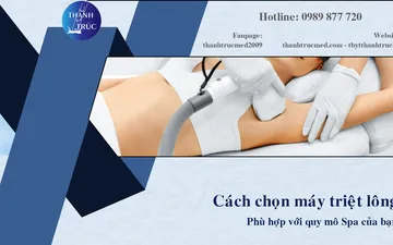 Cách chọn máy triệt lông phù hợp với quy mô spa của bạn