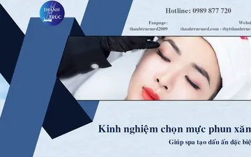 Kinh Nghiệm Chọn Mực Phun Xăm Giúp Spa Tạo Dấu Ấn Khác Biệt