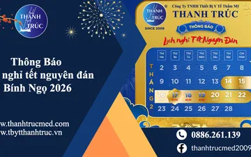 Thông báo lịch nghỉ tết nguyên đán 2026