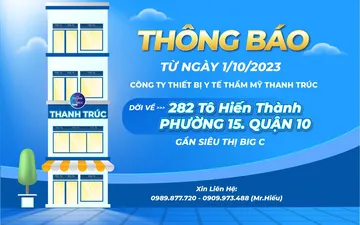 Thanh Truc Med thông báo chuyển địa điểm kinh doanh