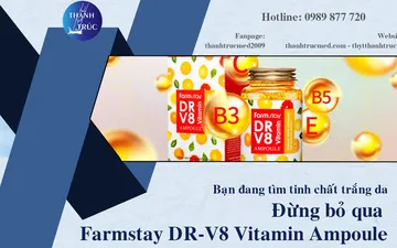 Bạn đang tìm tinh chất trắng da? Đừng bỏ qua Farmstay DR-V8 Vitamin Ampoule!