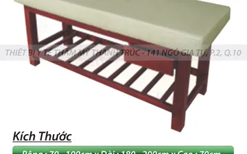 Giường gỗ giường massage dành cho spa