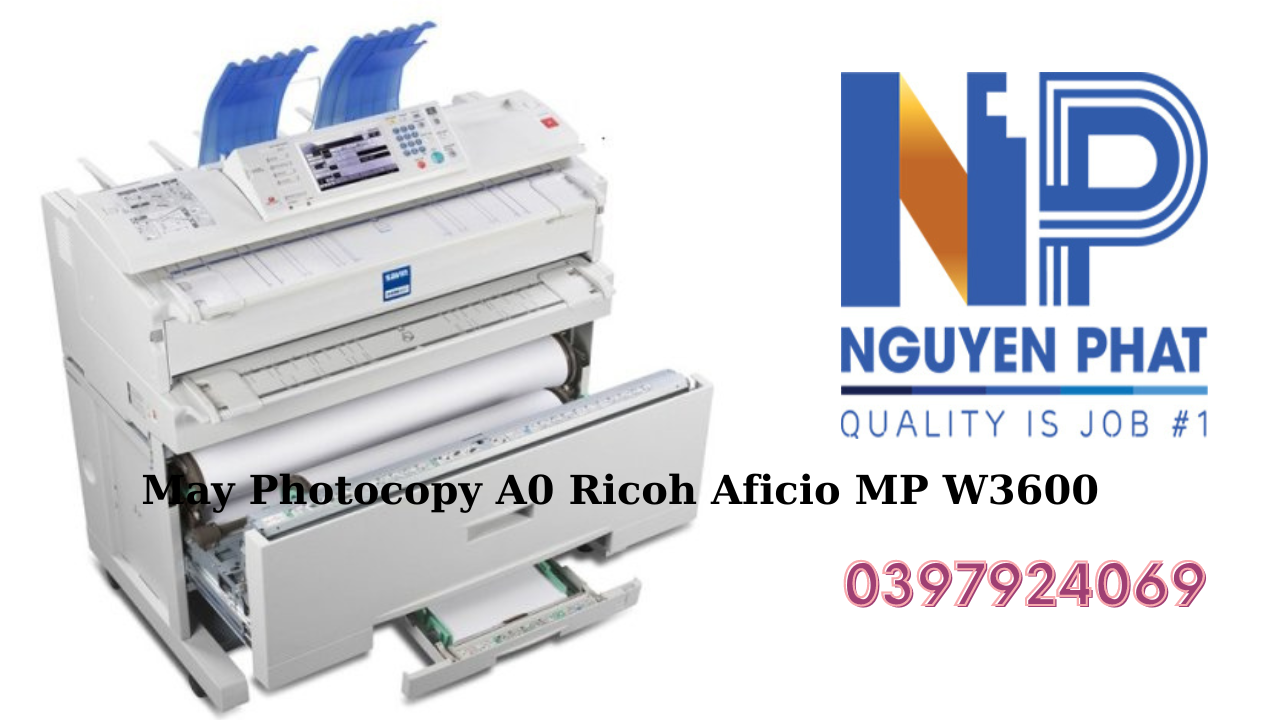 Máy Photocopy A0 Ricoh Aficio MP W3600