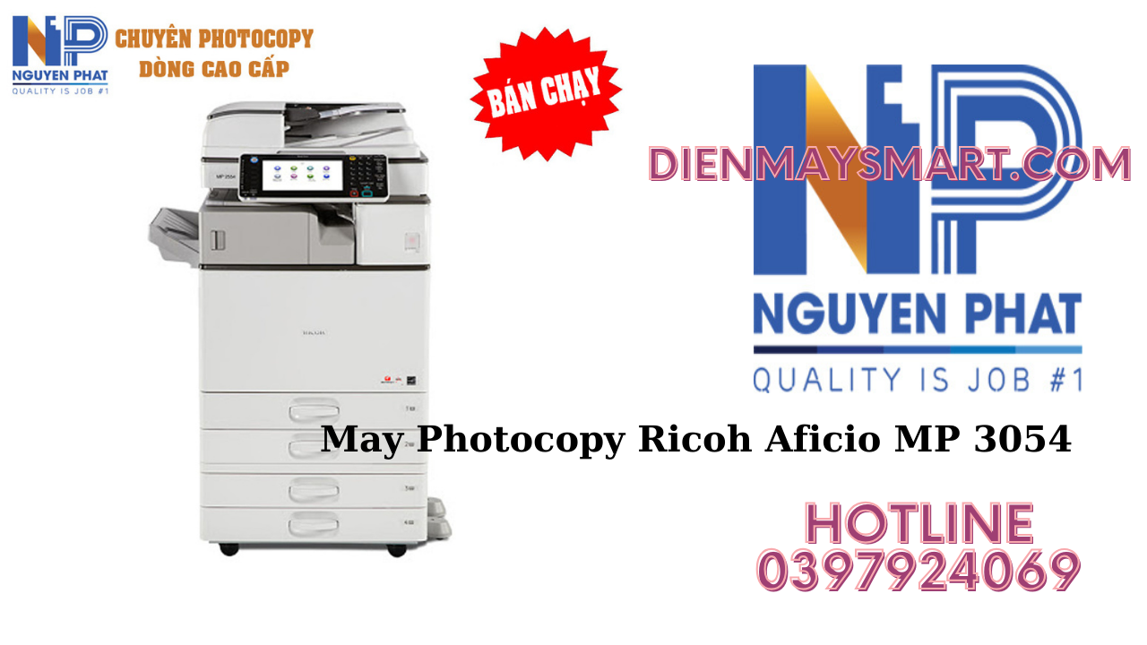 "Máy Photocopy Ricoh Aficio MP 3054 - Hiệu suất chuyên nghiệp"