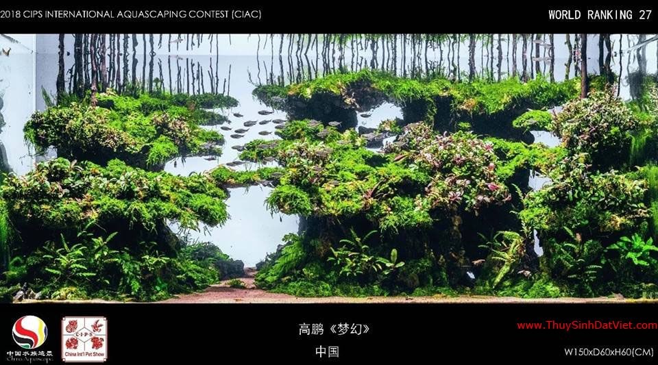 Hồ thủy sinh đạt hạng 27 trong cuộc thi CIAC 2018 Hồ thủy sinh đạt hạng 27 trong cuộc thi CIAC 2018