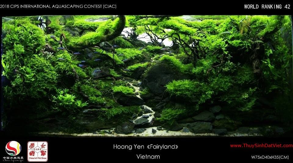 Hồ thủy sinh đạt hạng 42 trong cuộc thi CIAC 2018 Hồ thủy sinh đạt hạng 42 trong cuộc thi CIAC 2018