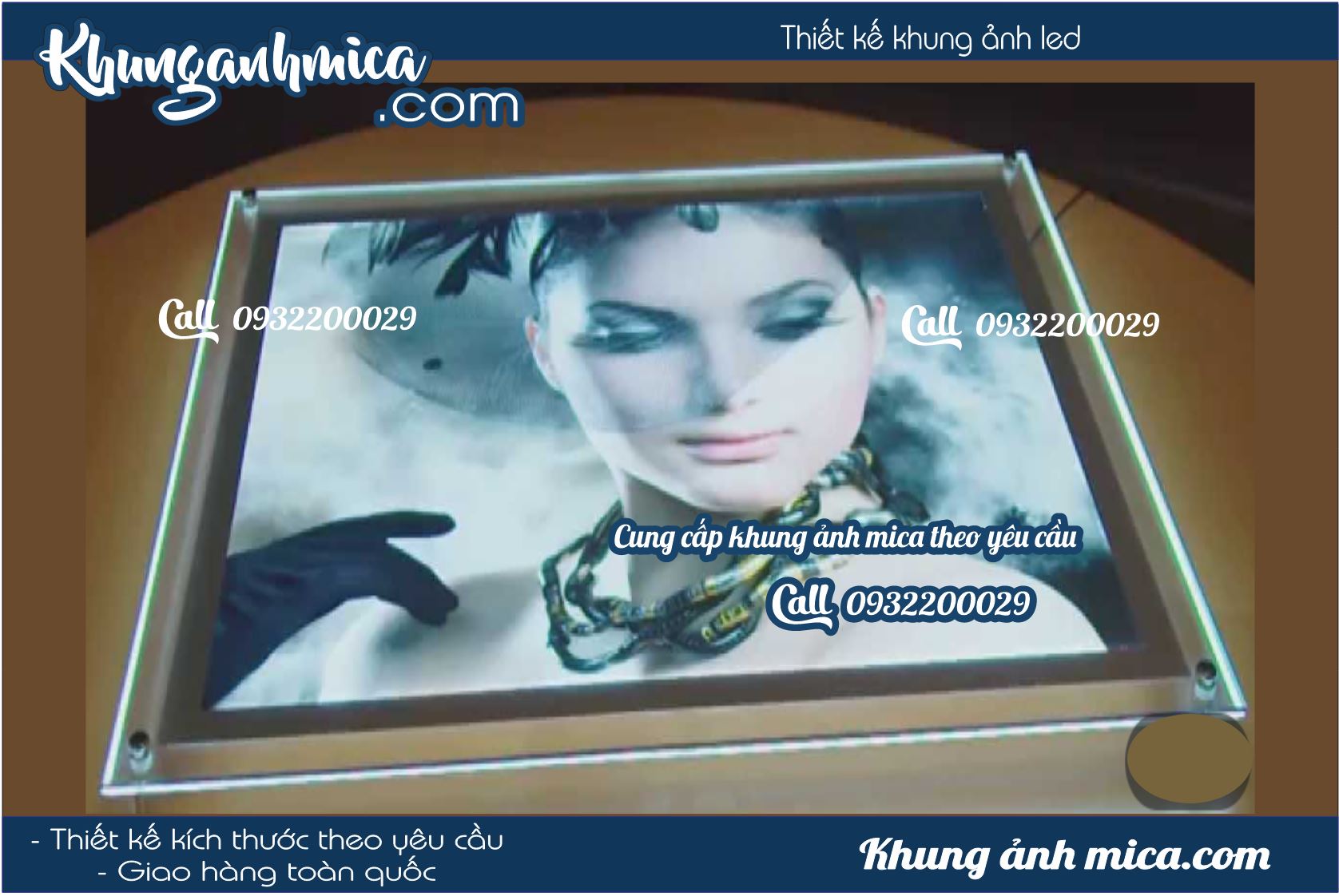 Khung tranh salon có nên làm led không