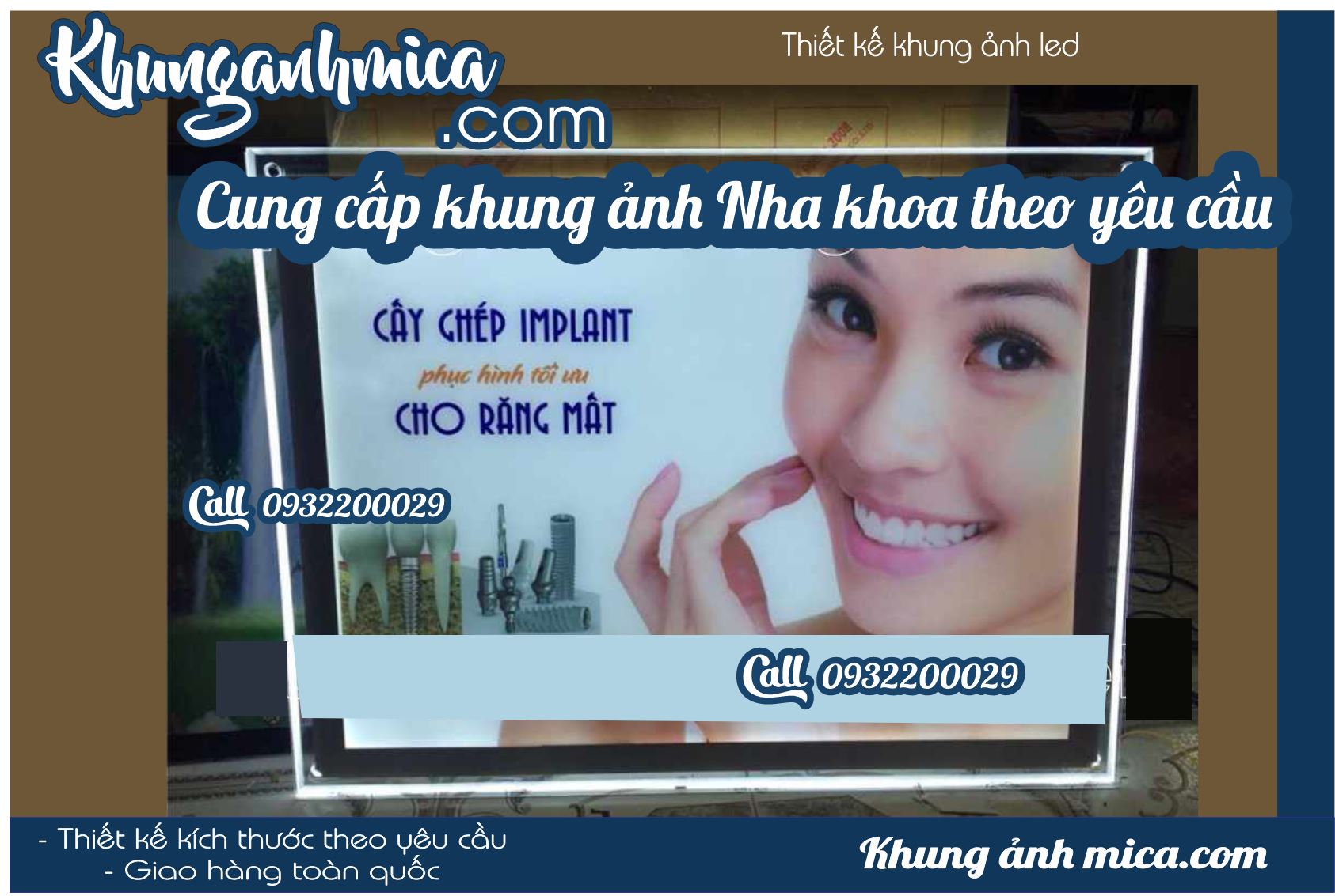 Khung tranh salon có nên làm led không