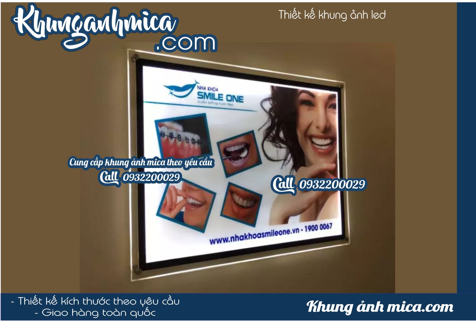 Khung tranh salon có nên làm led không