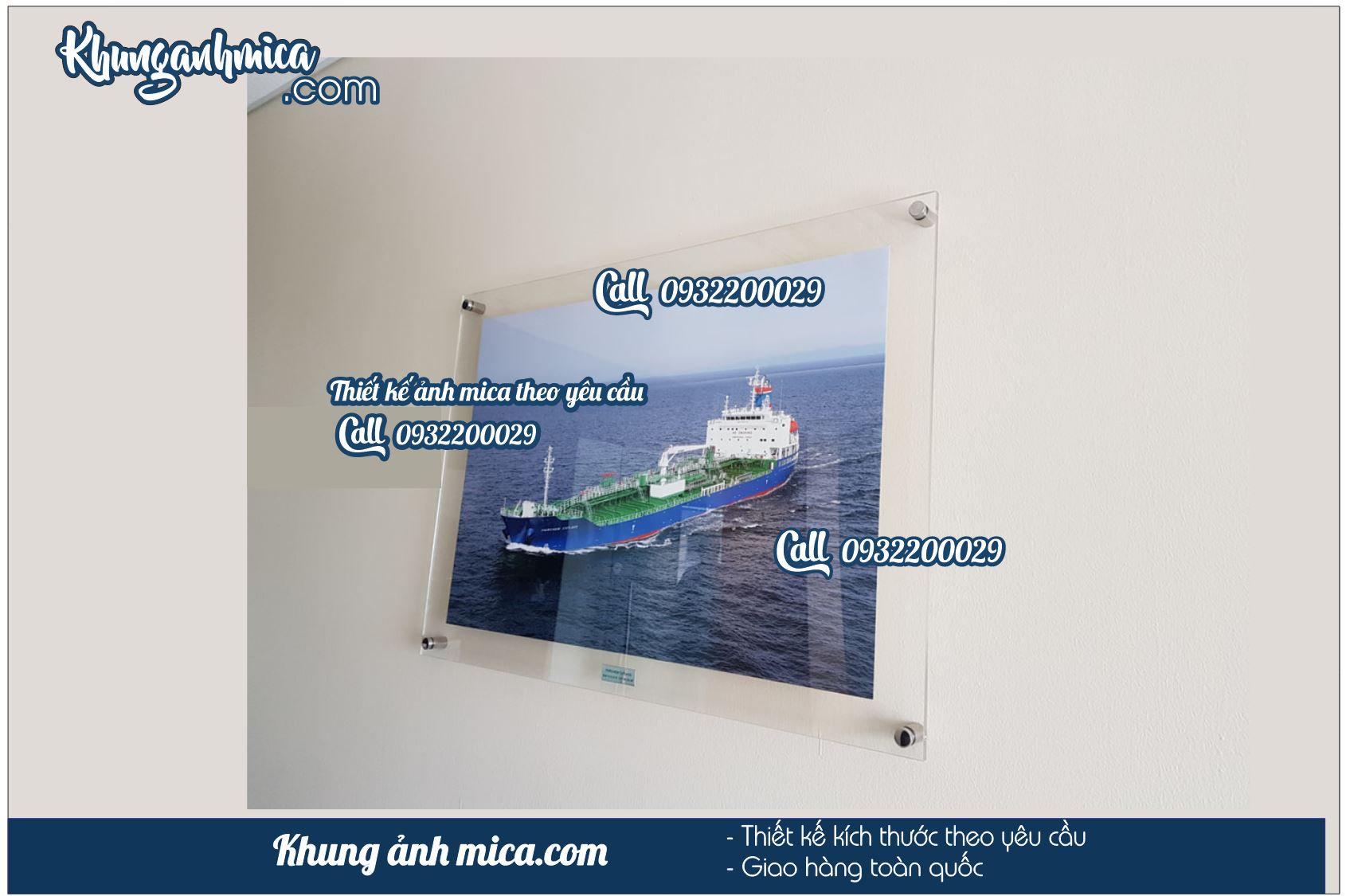 Poster mica tranh mica gắn tường