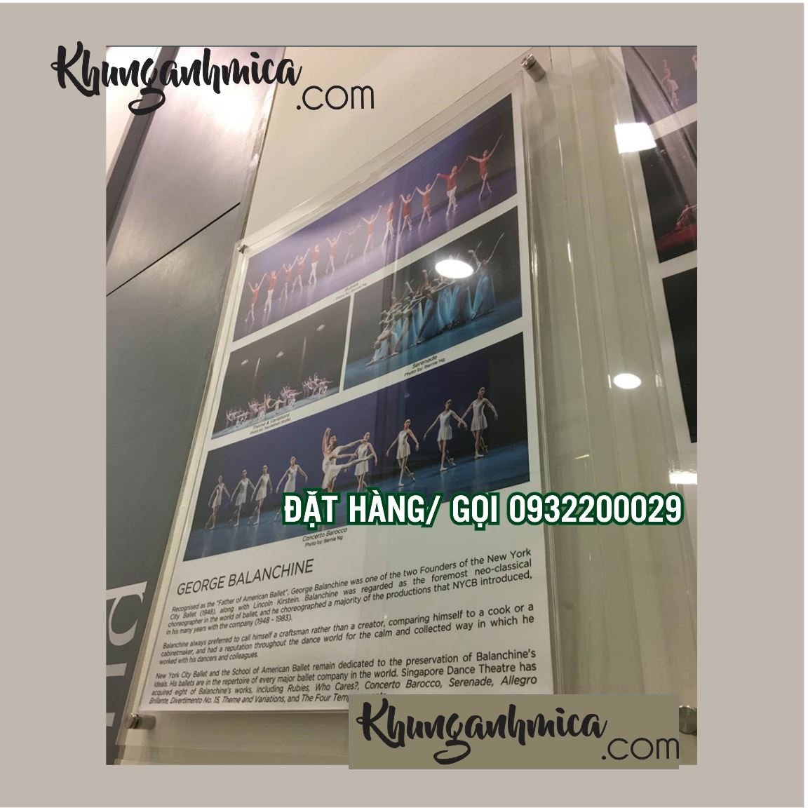 Các loại khung ảnh mica có trên thị trường