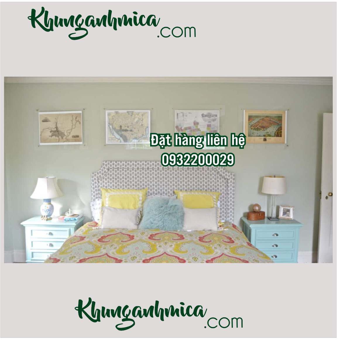 Khung treo tường để ở phòng ngủ