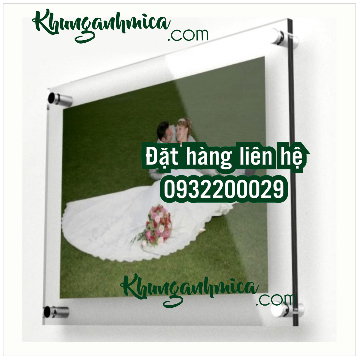 Khung A0 làm mica mấy phân