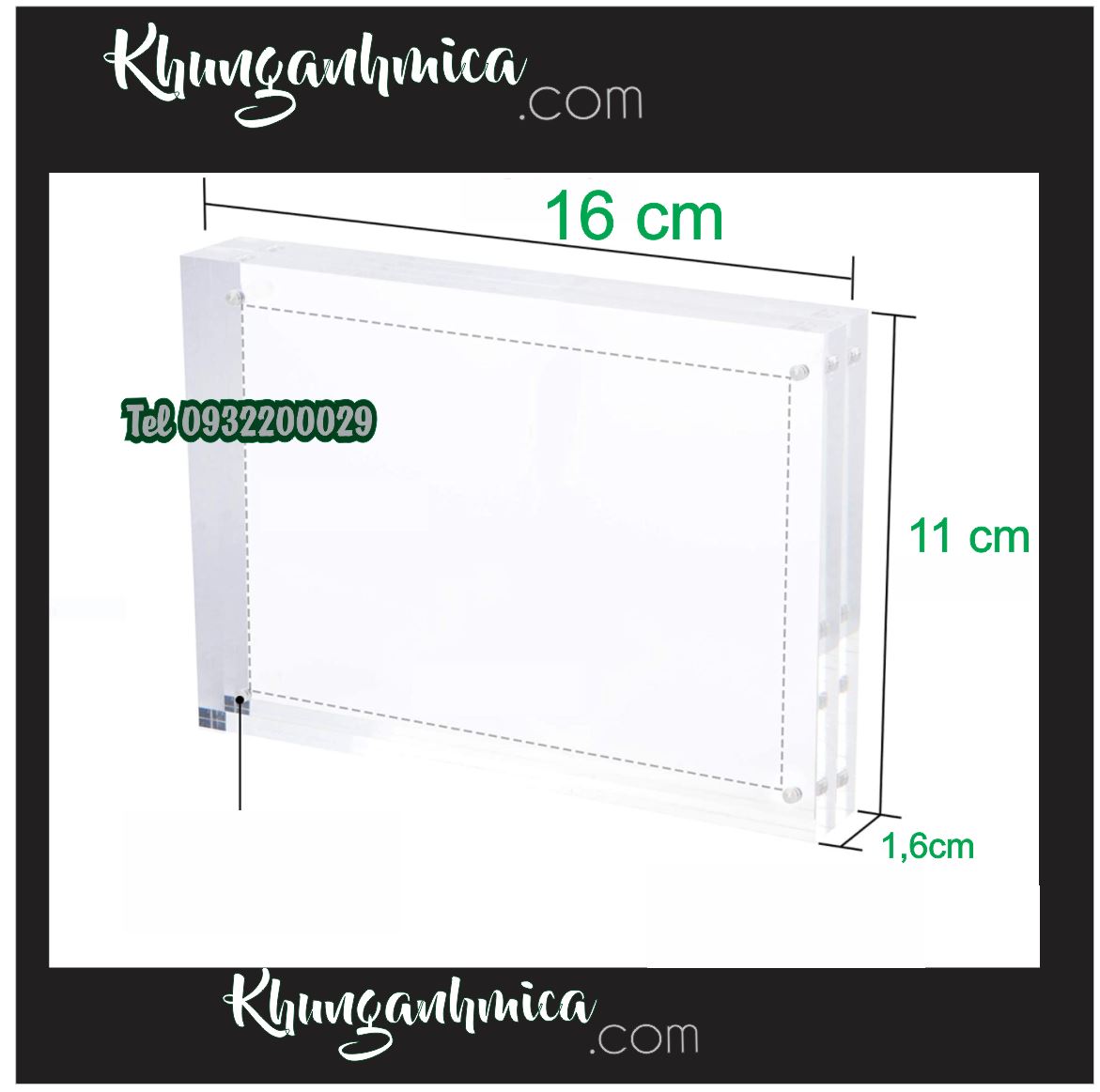 Khung để bàn nhỏ gọn dễ trang trí