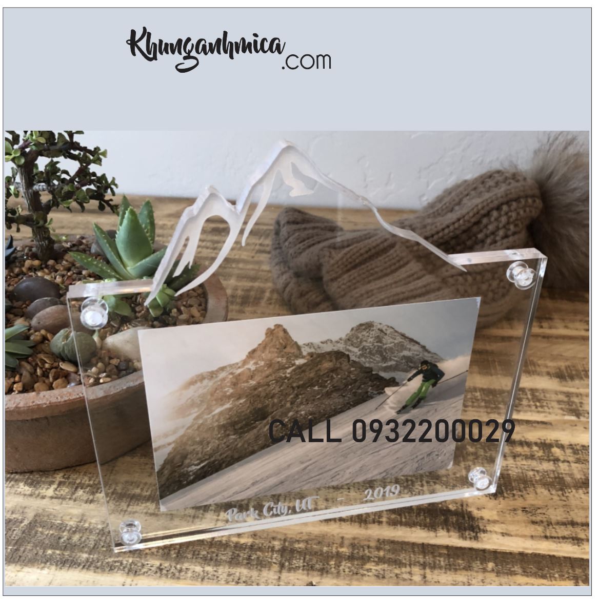 Khung ảnh-khung mica để bàn
