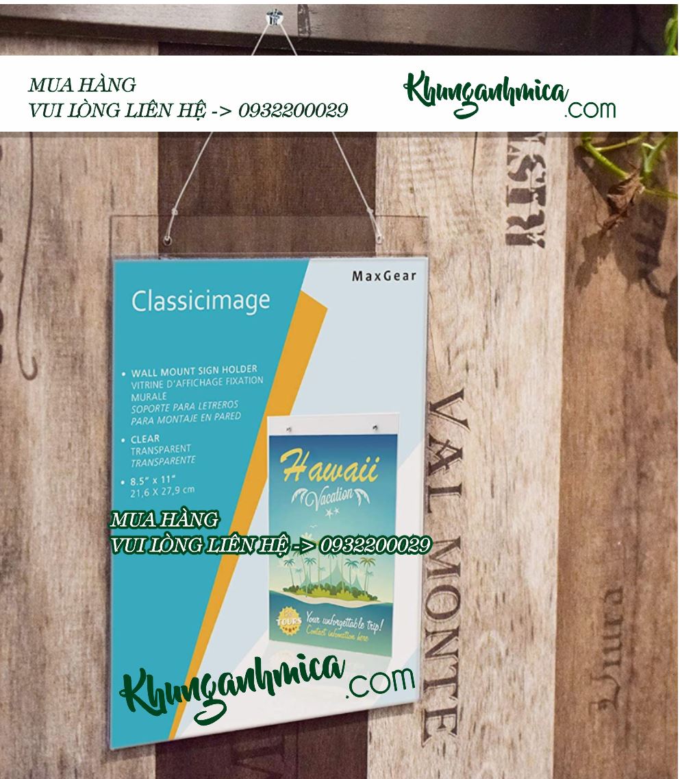 Khung ảnh làm bằng mica đẹp,