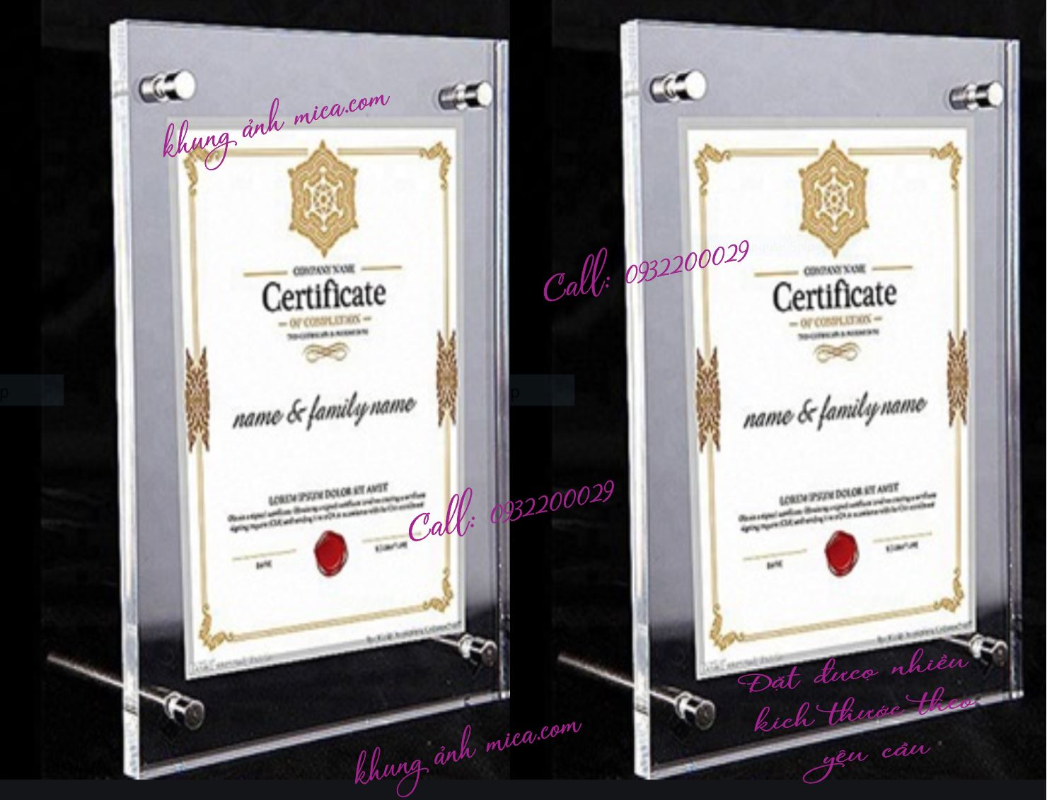 Sản xuất khung ảnh theo yêu cầu