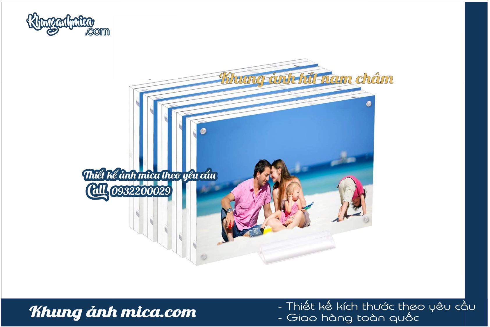 Ảnh để bàn trong sự kiện thường làm kích thước bao nhiêu