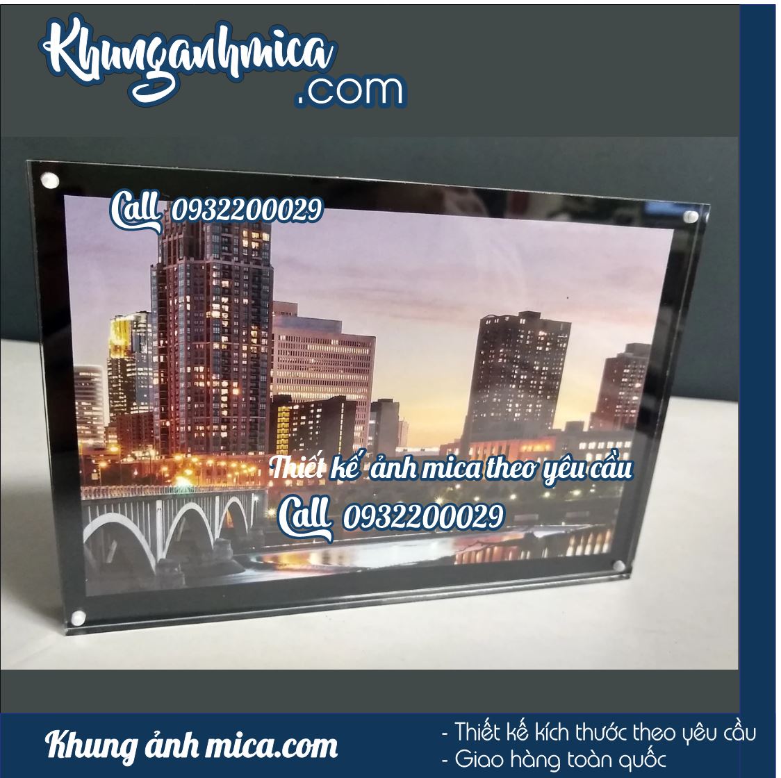 Khung ảnh mica với ưu điểm lớn