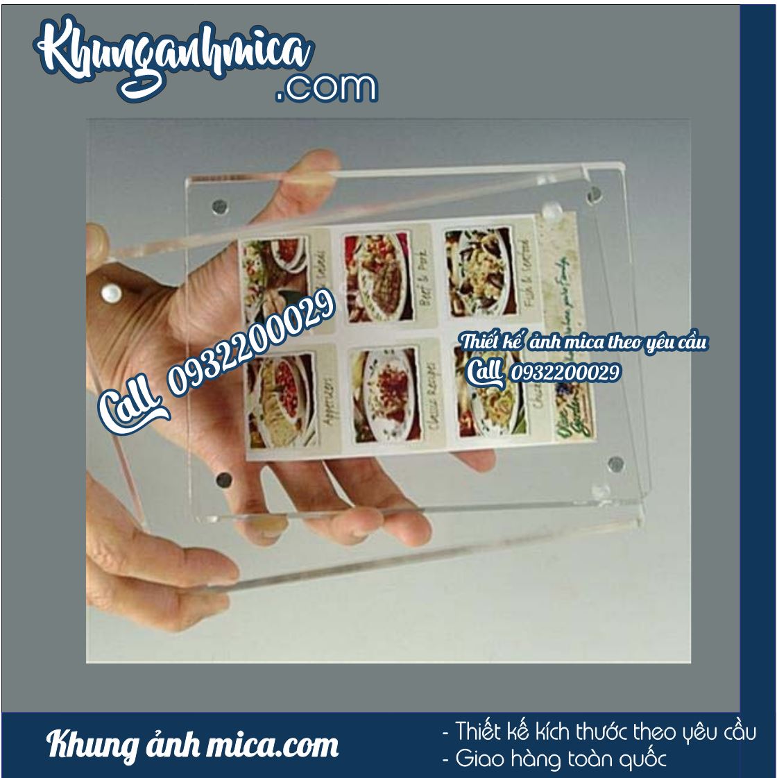 Khung ảnh chữ T được làm kích thước bao nhiêu