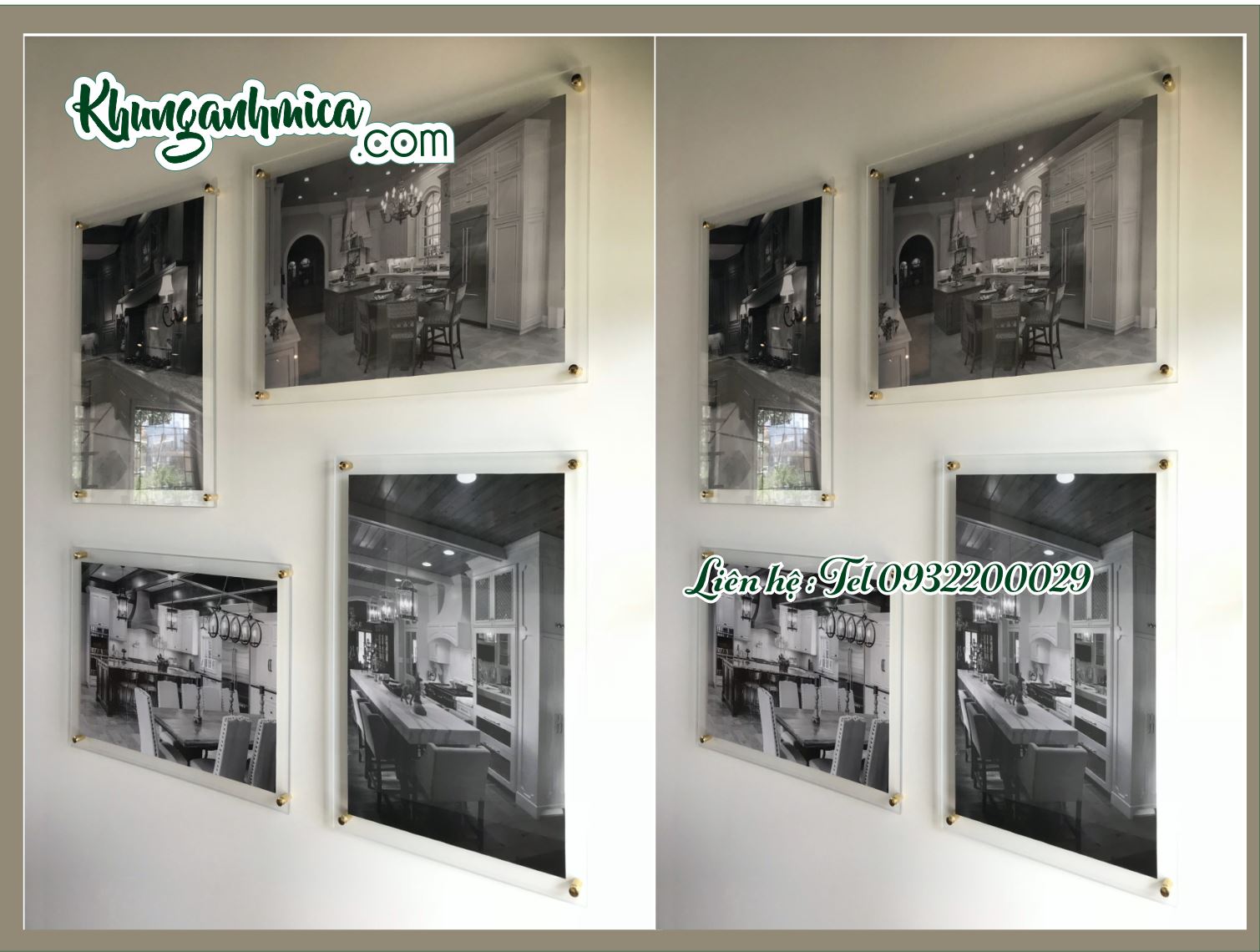 Khung ảnh mica, khung poster mica, khung tranh