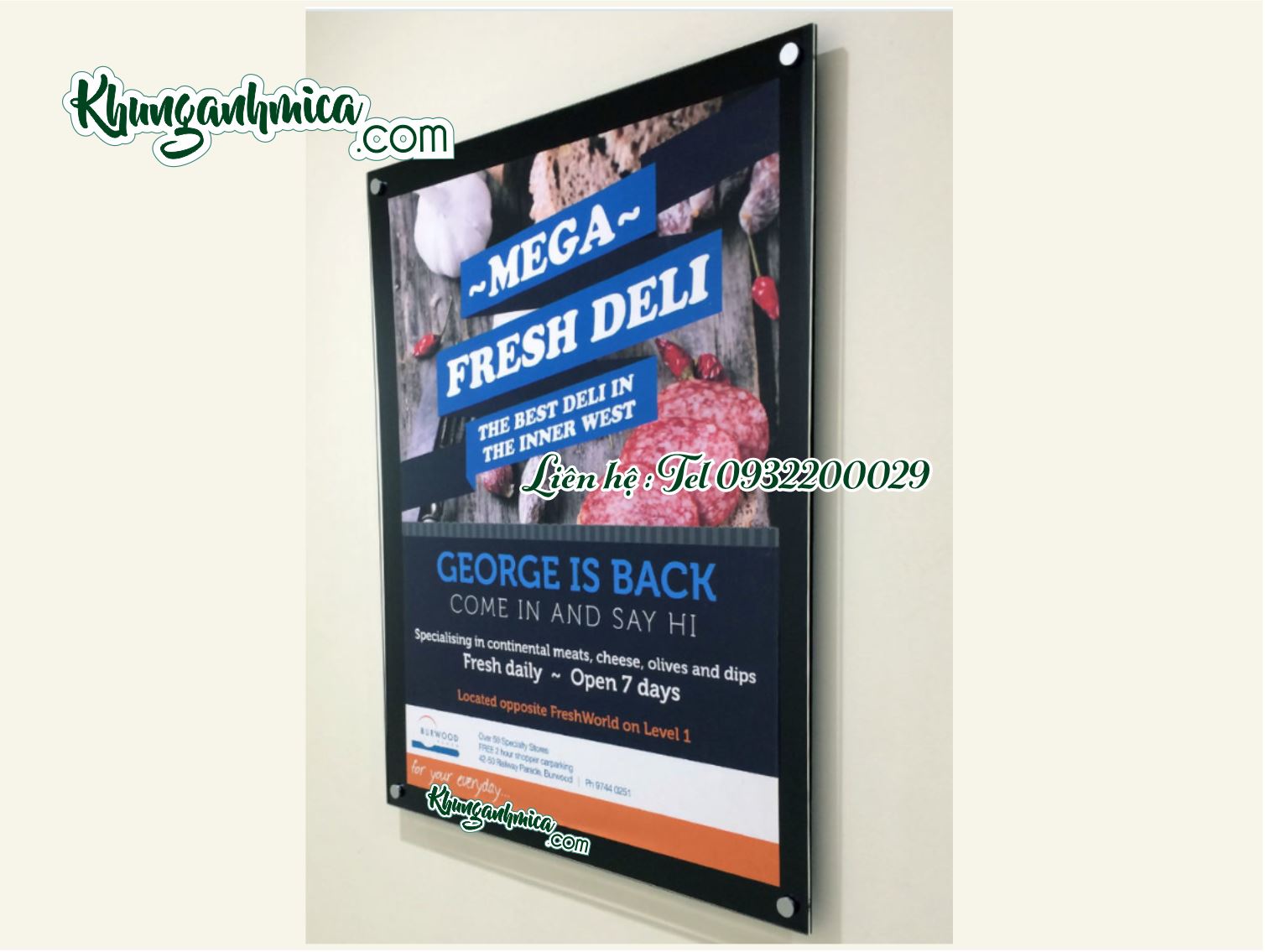 khung ảnh mica-khung ảnh làm từ mica