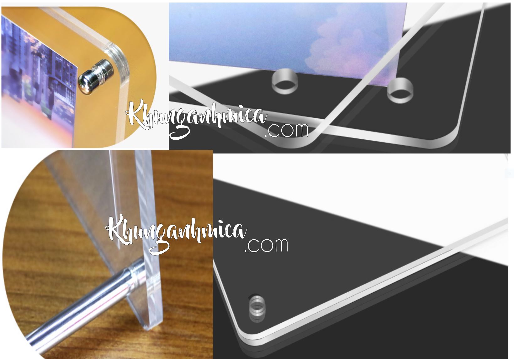 Thay ảnh ở khung mica