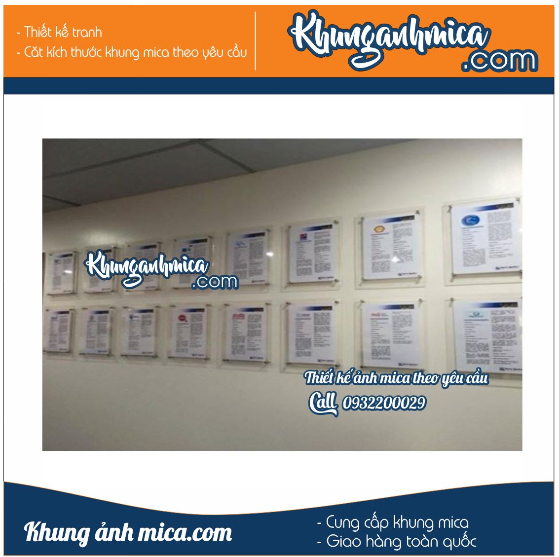 Khung chứng chỉ bằng khen kích thước A4