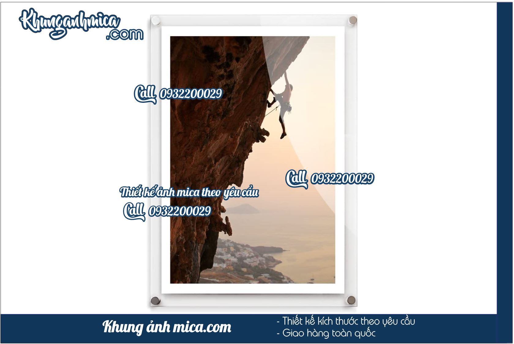 Khung mica treo poster