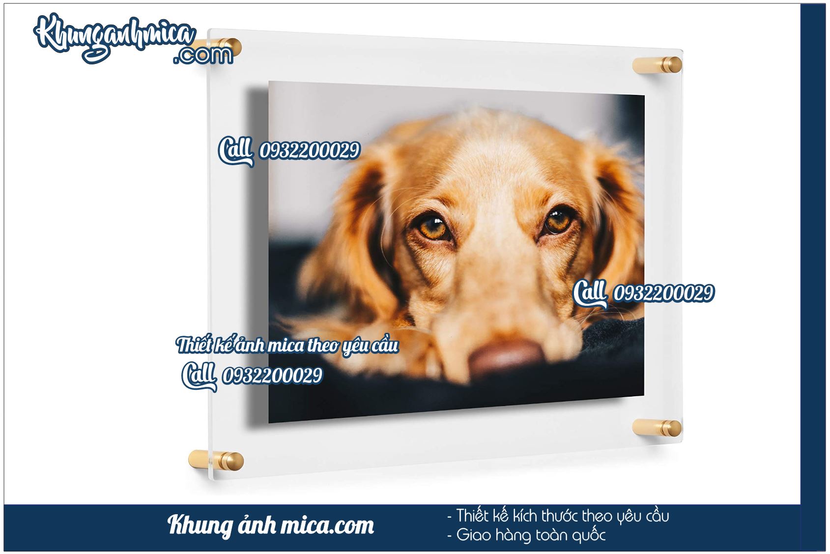 Khung mica treo poster