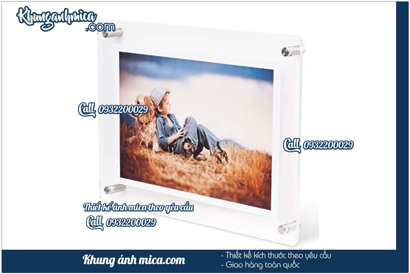 Khung mica treo poster