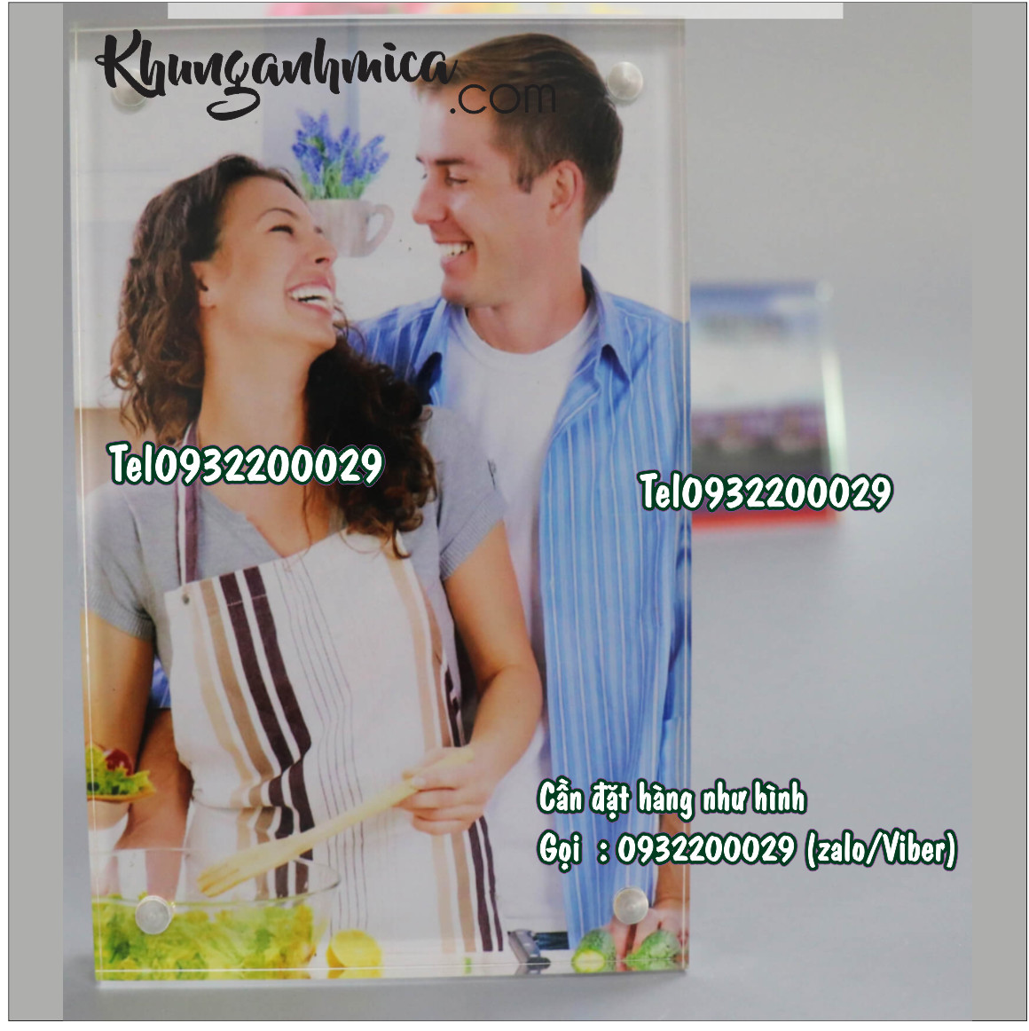 Khung mica để ảnh tình yêu cho các cặp đôi