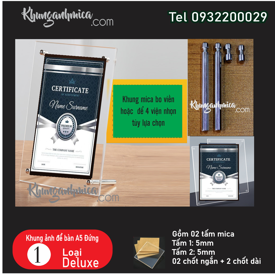 Khung treo tường thay thế được nội dung giúp tiết kiệm chi phí