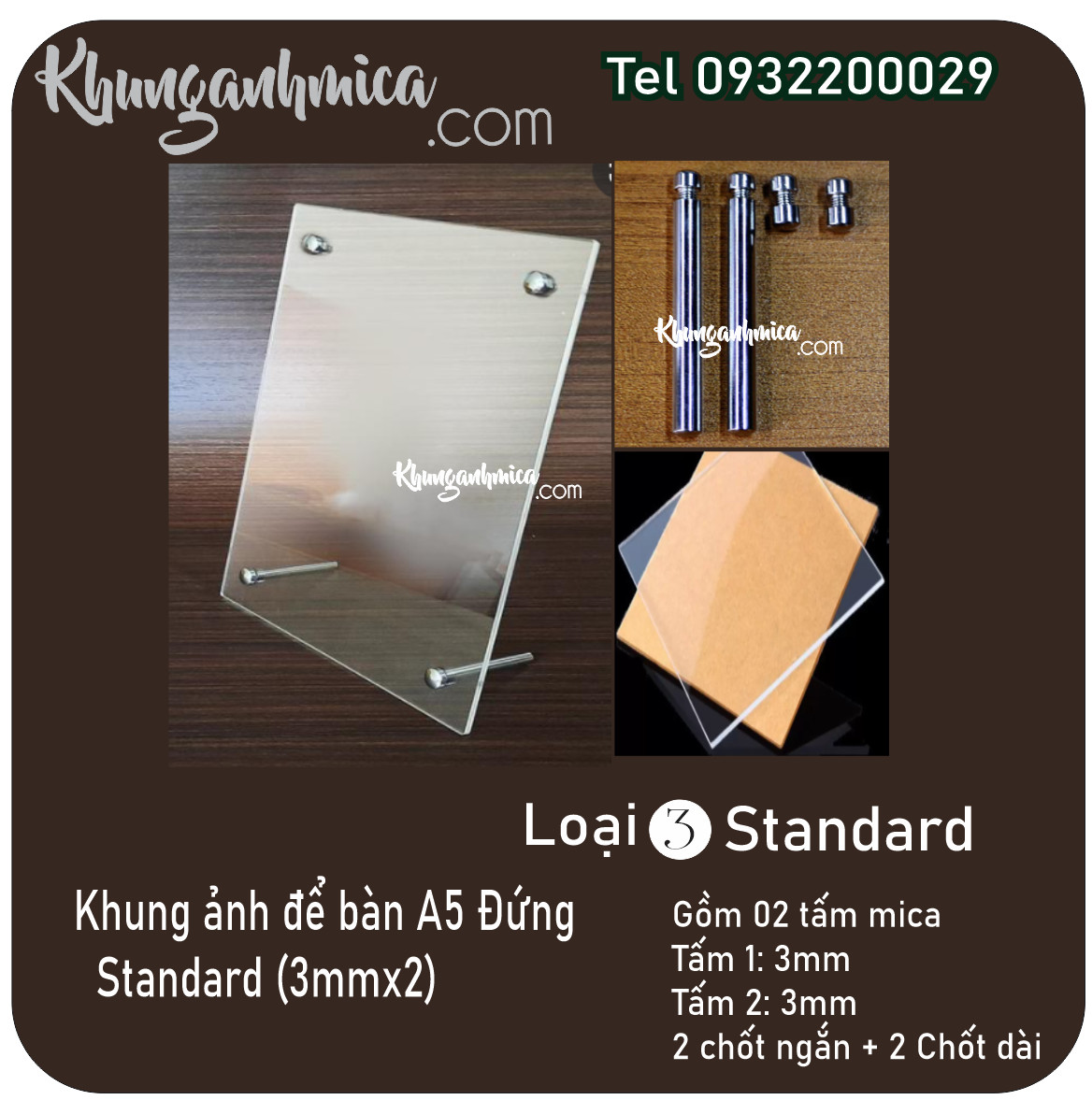 Lựa chọn khung mica cho các cuộc triển lãm