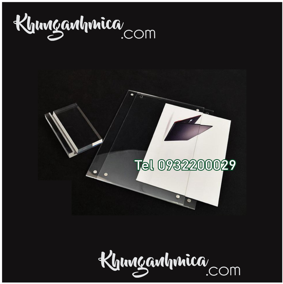 Thay ảnh ở khung mica