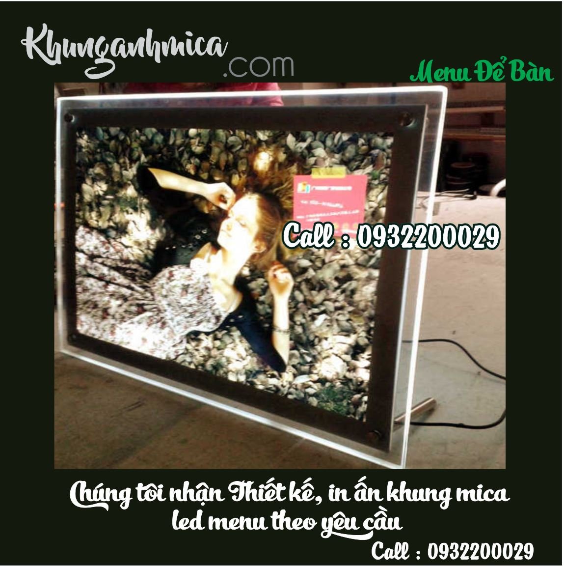 Mẫu khung mica bán chạy nhất hiện nay