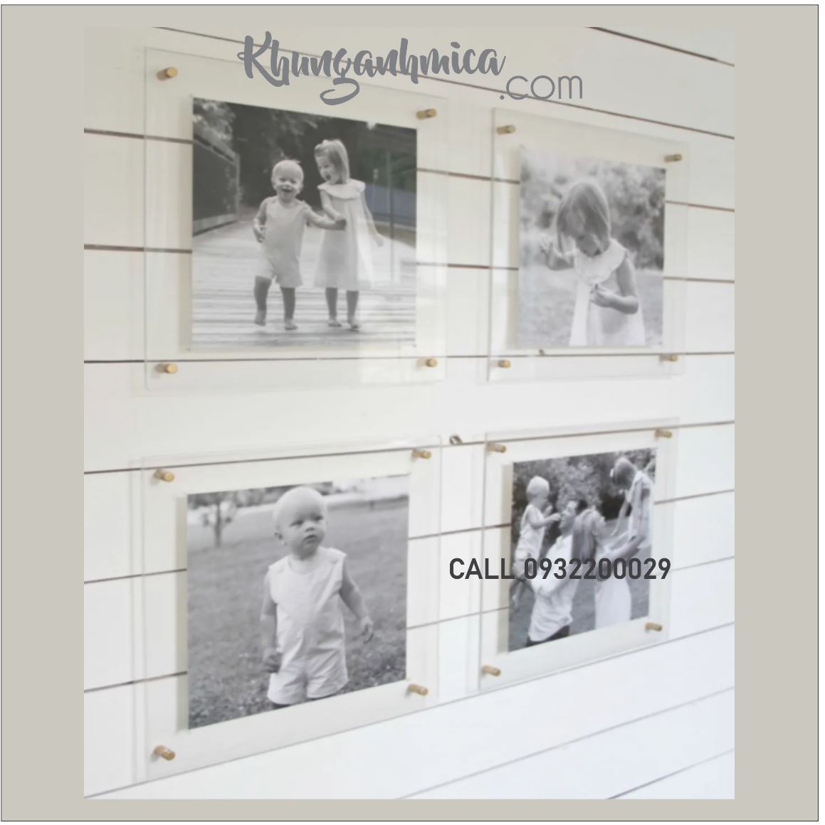 Nên chọn khung mica để bàn có chốt inox hay hít nam châm