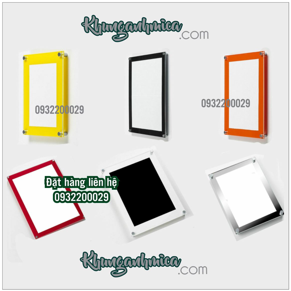 Khung ảnh dễ vệ sinh khung