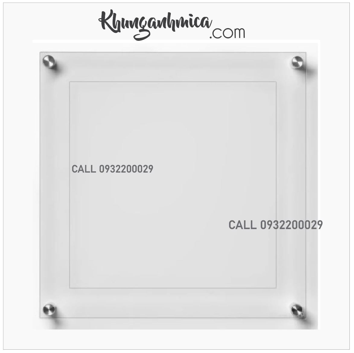 Khung ảnh treo tường bắn vít hay dán