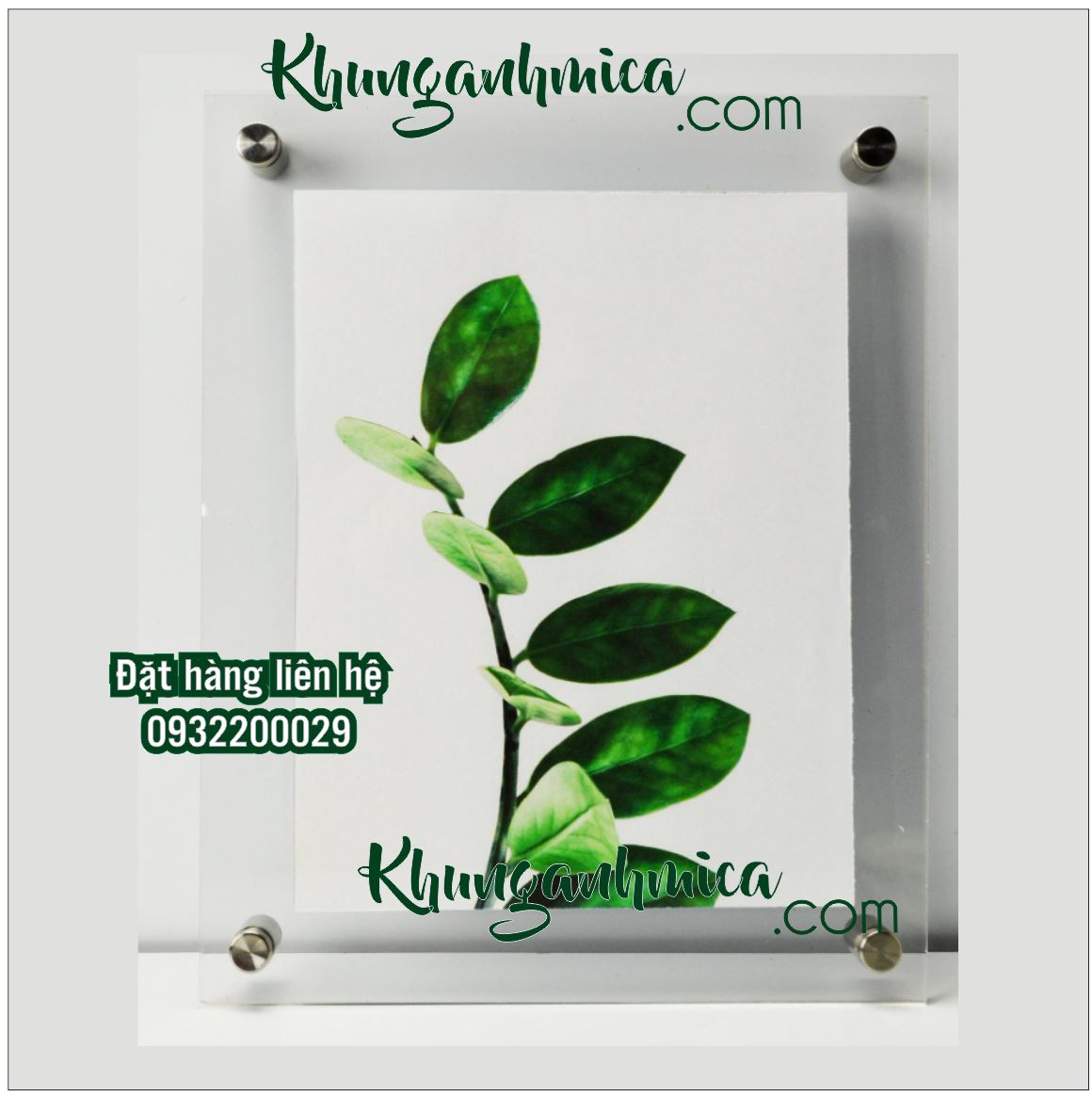 Poster treo tường với chốt inox