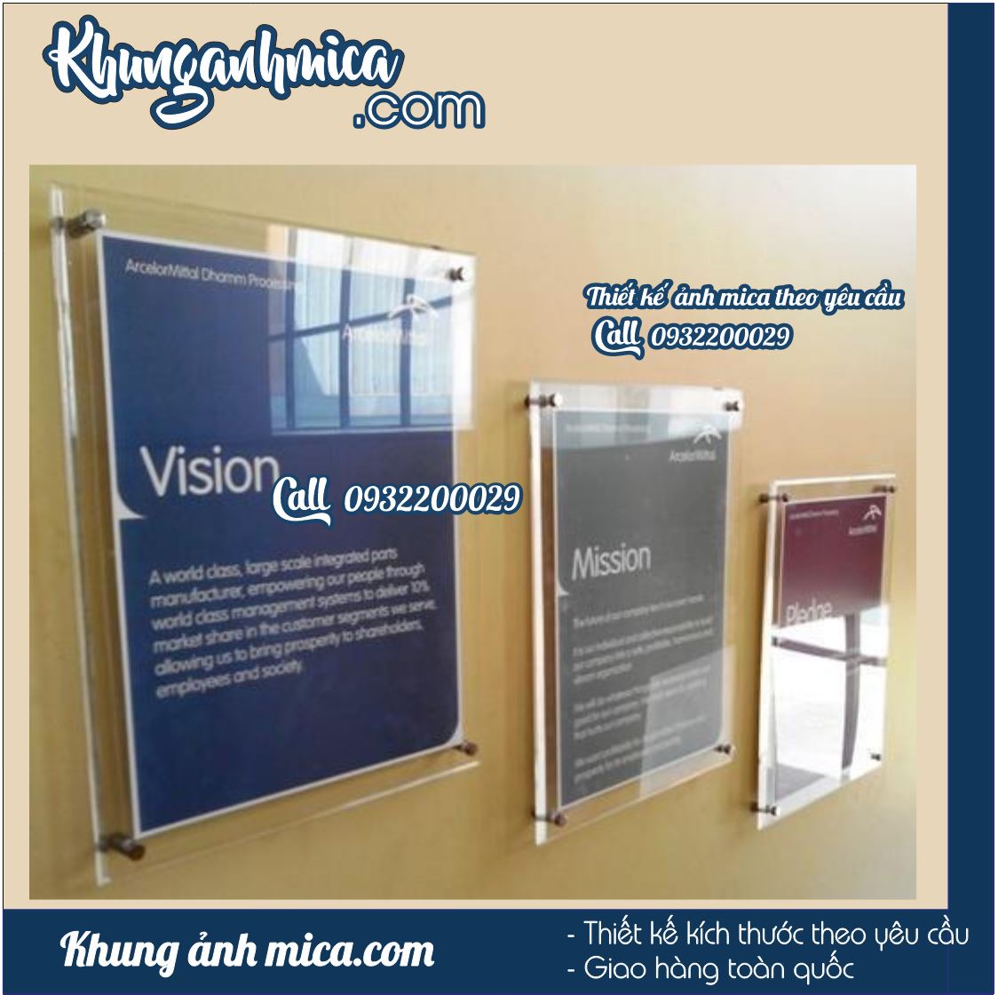 Mẫu khung nhỏ treo trong phòng