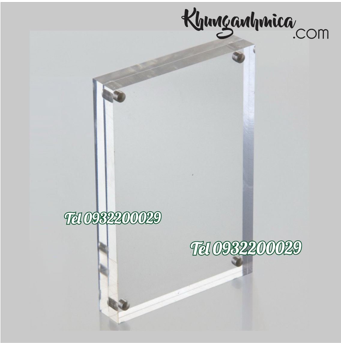 Mẫu khung ảnh mica để bàn sang trọng