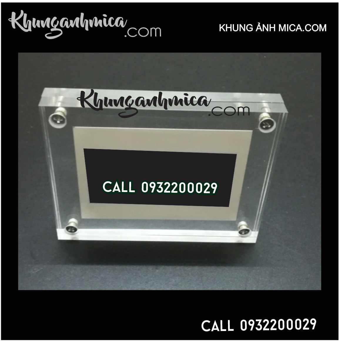 Độ dày để làm khung mica hít nam châm