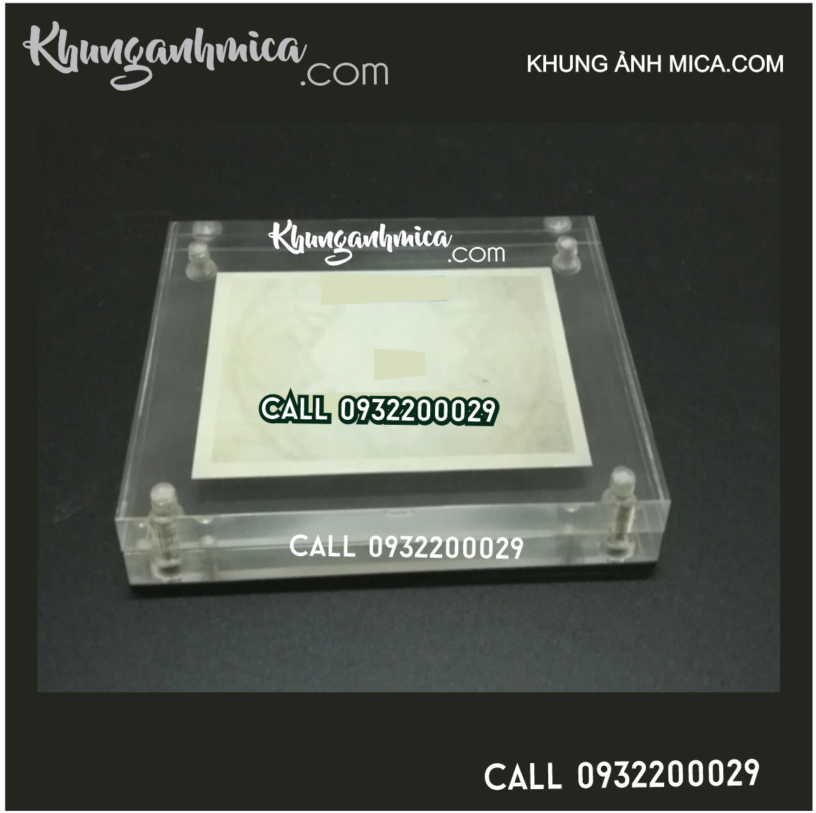 Khung ảnh được làm từ mica mấy mm