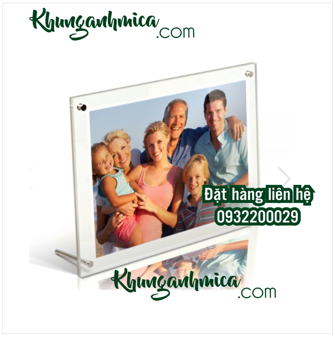 Khung ảnh chốt inox để bàn