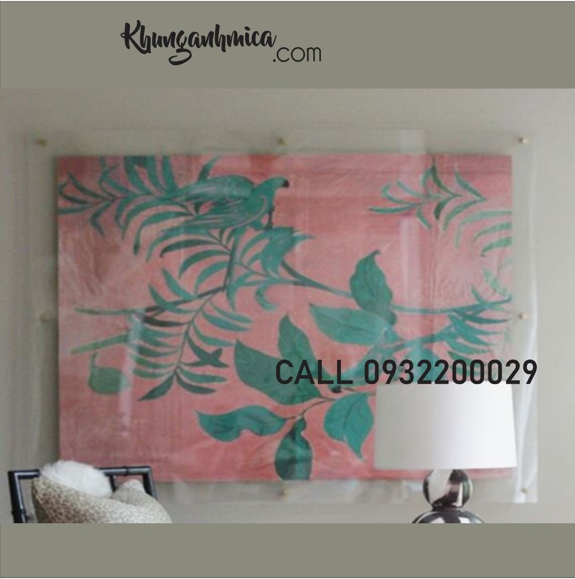 Màu mica thường dùng để làm khung ảnh